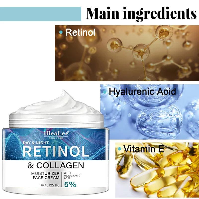 Wrinkles Cream - Retinol Collagen Anti-Aging Face Cream