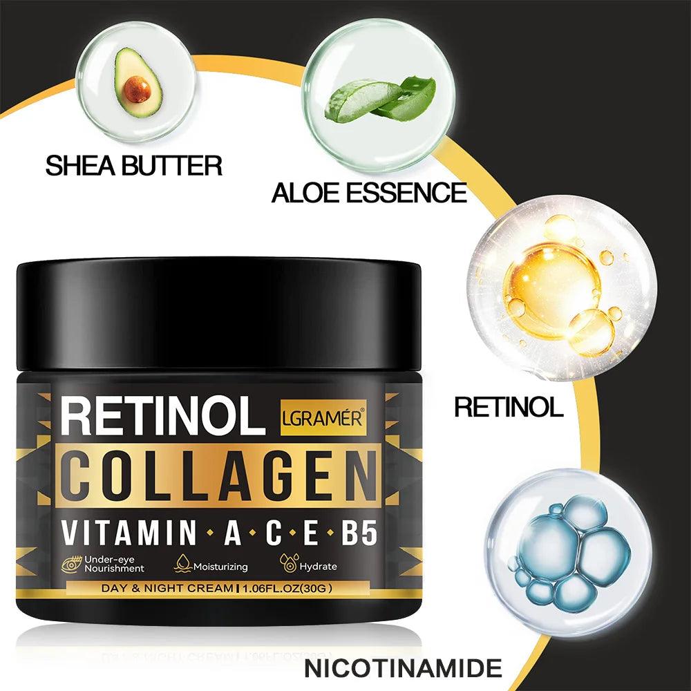 Collagen and Retinol Cream: Anti-Aging Formula for Men