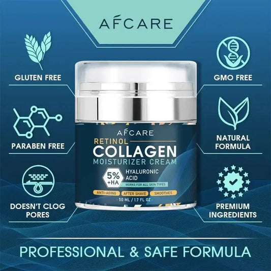 Men’s Retinol Collagen Moisturizing Cream - Wrinkles Cream