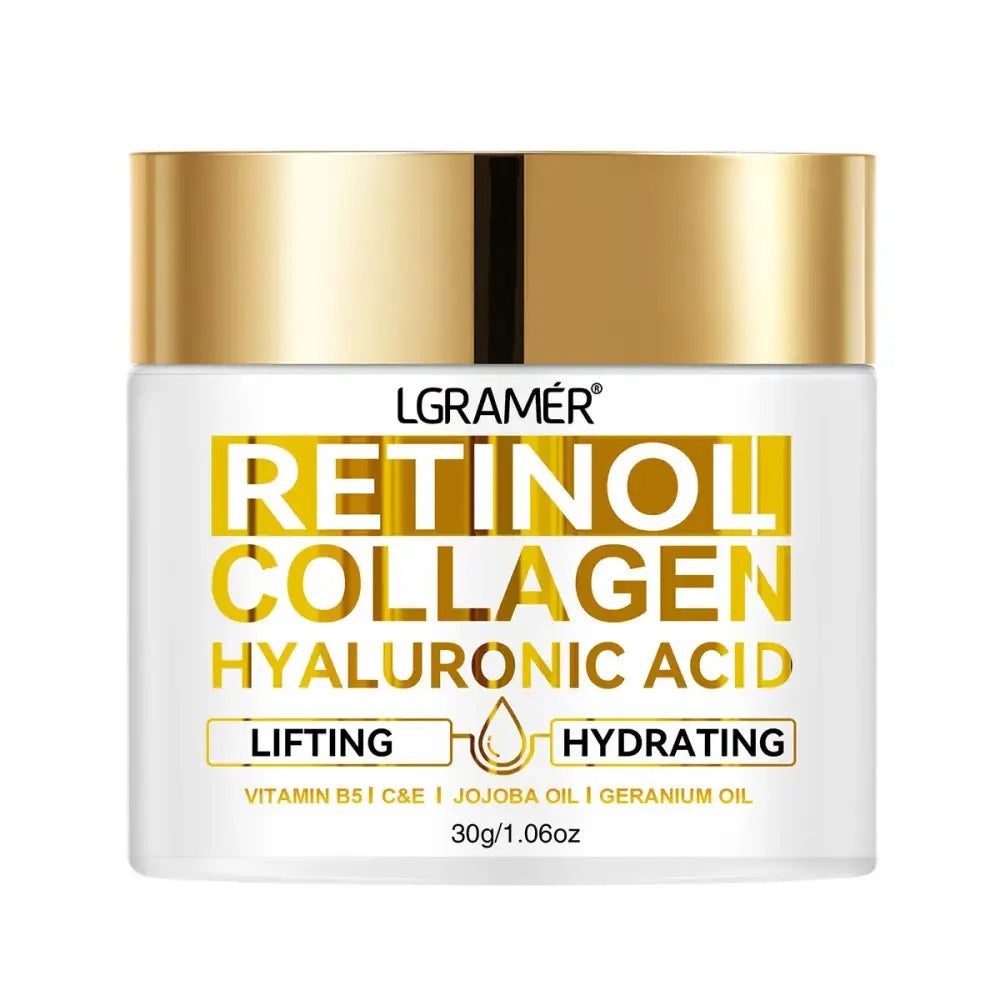 Retinol Anti-Aging Cream: Moisturizes, smooths, repairs.