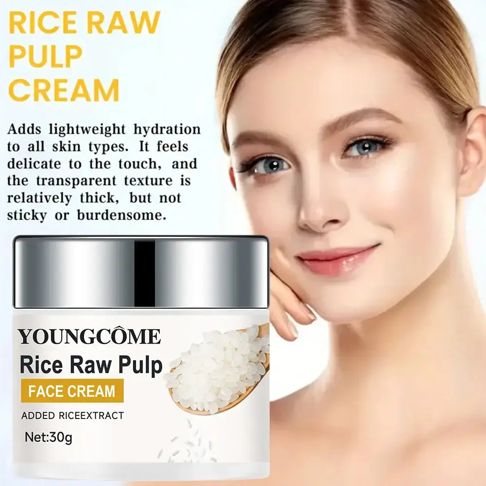 Rice Anti-Aging Cream: Boosts Elasticity, Radiance & Moisture