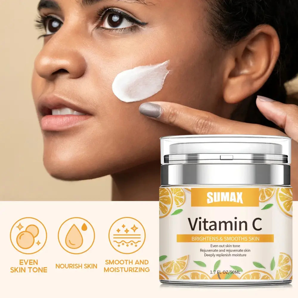 Vitamin C Face Cream – Firming, Whitening, &amp; Wrinkle Reduction
