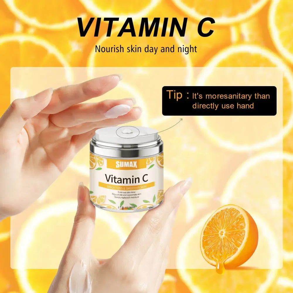 Vitamin C Face Cream – Firming, Whitening, &amp; Wrinkle Reduction
