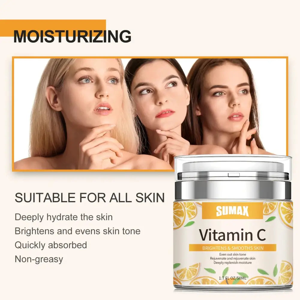 Vitamin C Face Cream – Firming, Whitening, &amp; Wrinkle Reduction
